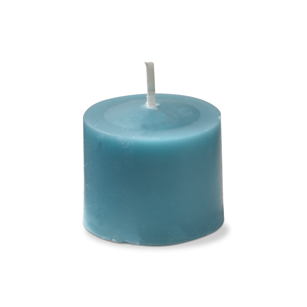 Color Studio Votive Candles Set of 12 Teal Smokeless Paraffin Wax Burn Time 5 Hrs.